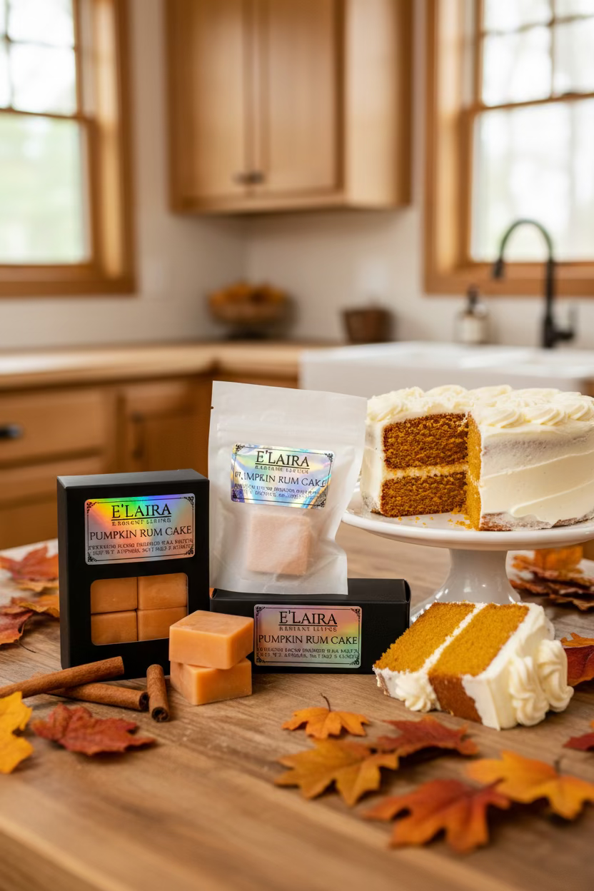 Pumpkin Rum Cake Wax Melts (Seasonal)