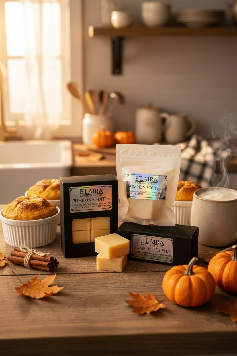 Pumpkin Soufflé Wax Melts (Seasonal)
