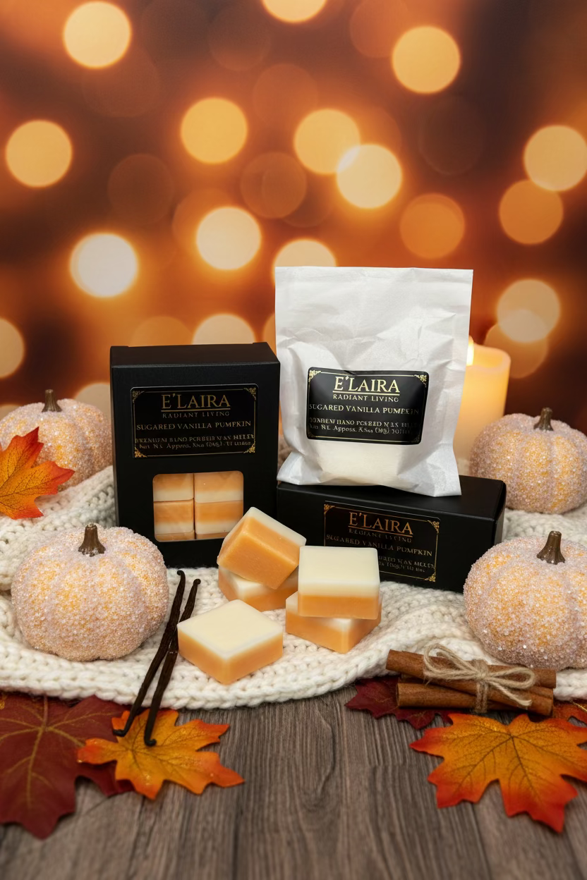 Sugared Vanilla Pumpkin Wax Melts (Seasonal)