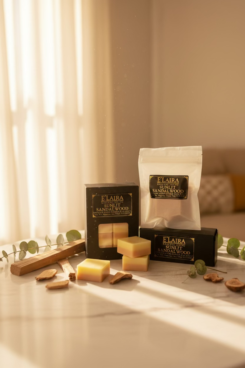 Sunlit Sandalwood Wax Melts