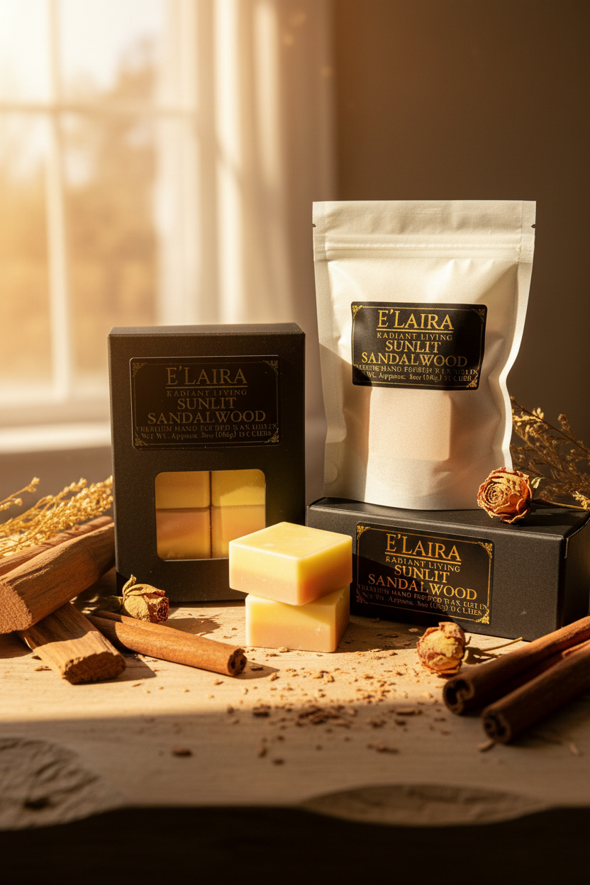 Sunlit Sandalwood Wax Melts