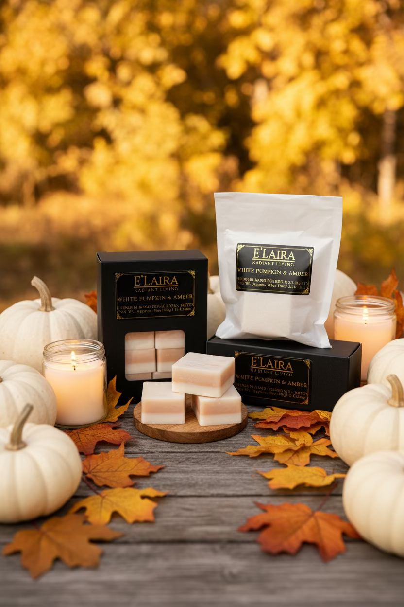 White Pumpkin & Amber Wax Melts