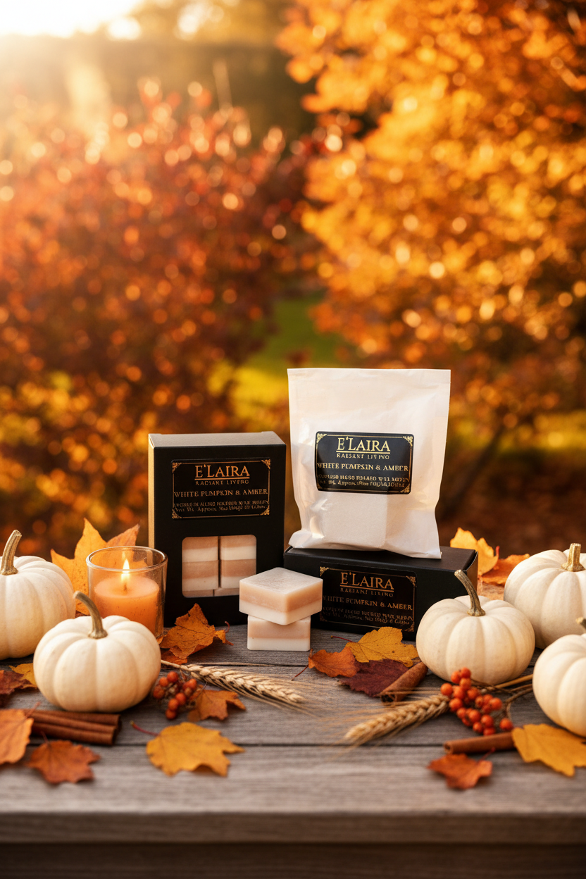 White Pumpkin & Amber Wax Melts