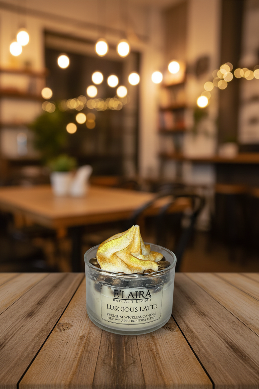 Luscious Latte Wickless/Flameless Candle