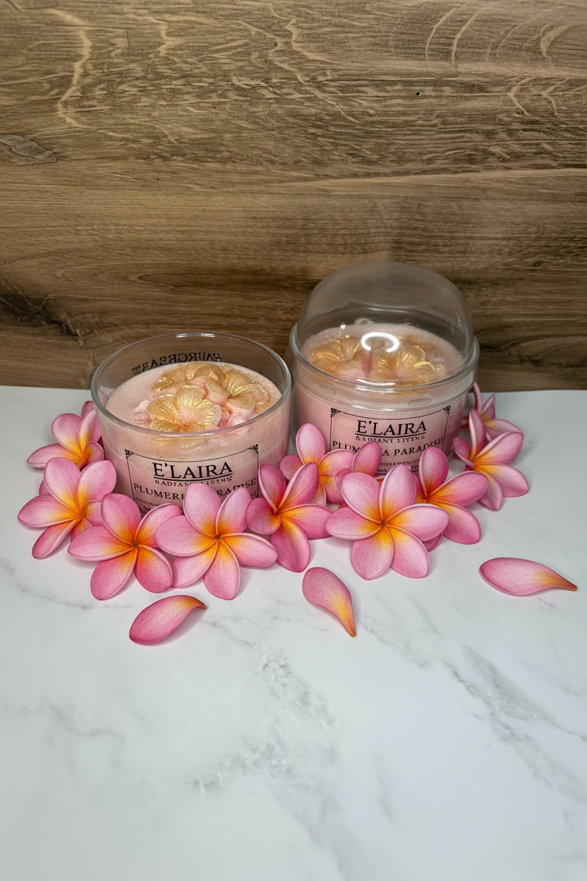 Plumeria Paradise Wickless/Flameless Candle