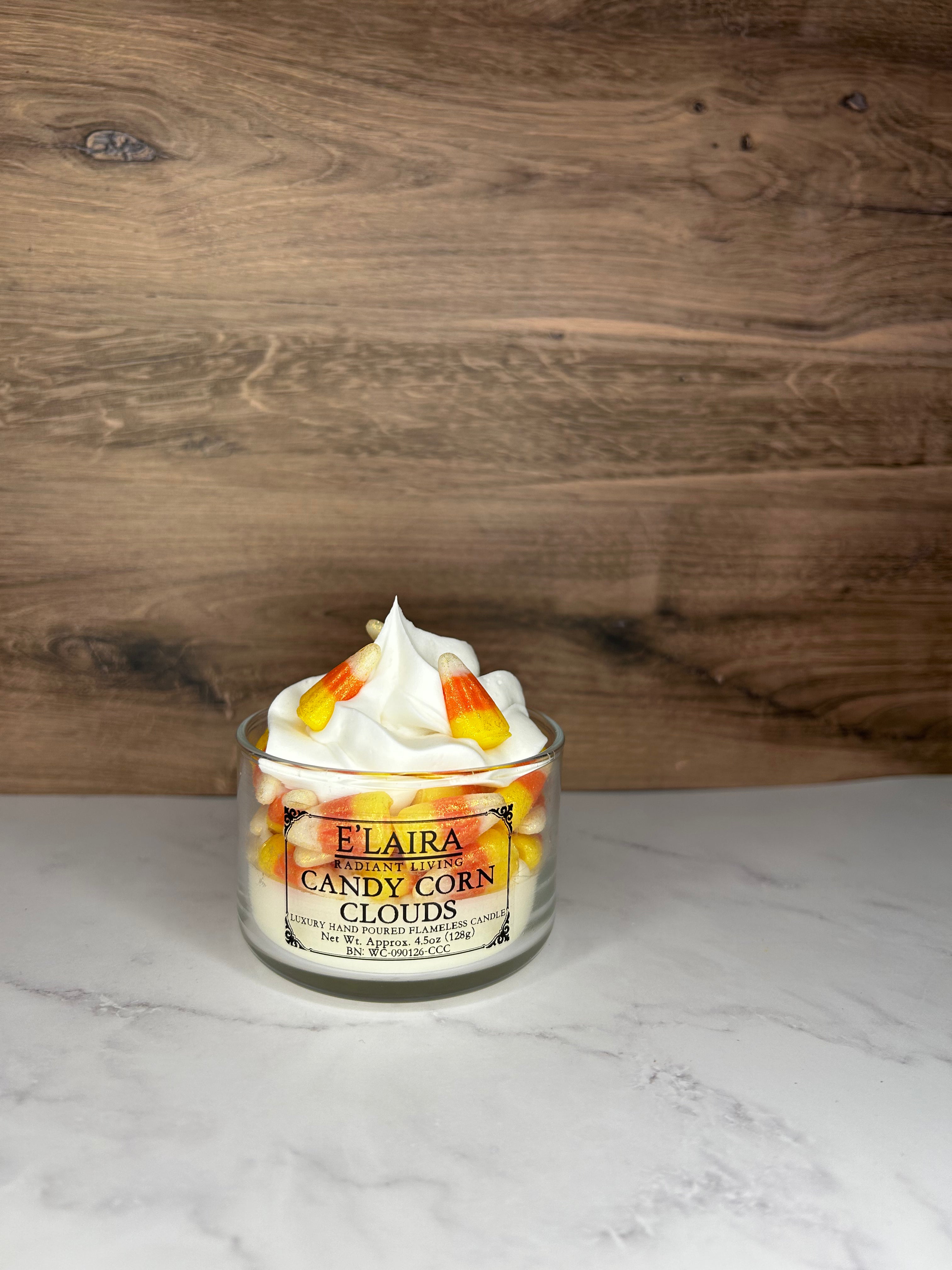 Candy Corn Clouds Wickless/Flameless Candle