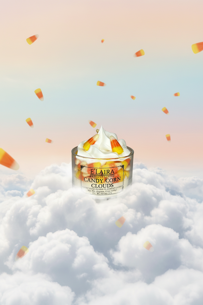 Candy Corn Clouds Wickless/Flameless Candle