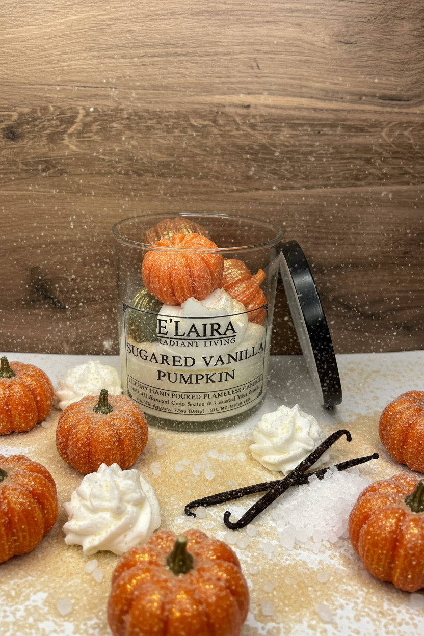 Sugared Vanilla Pumpkin Wickless/Flameless 7.5oz