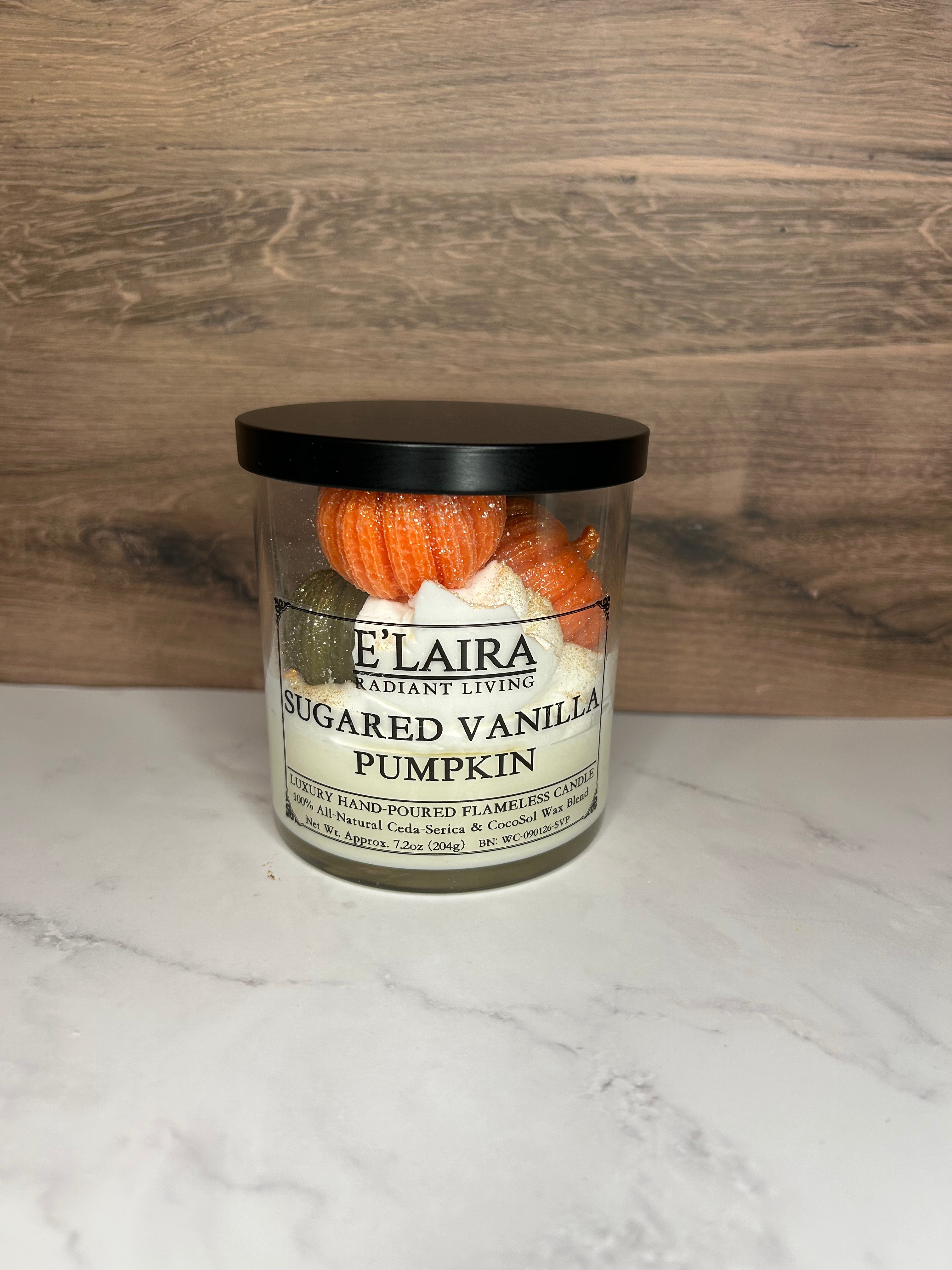 Sugared Vanilla Pumpkin Wickless/Flameless 7.5oz