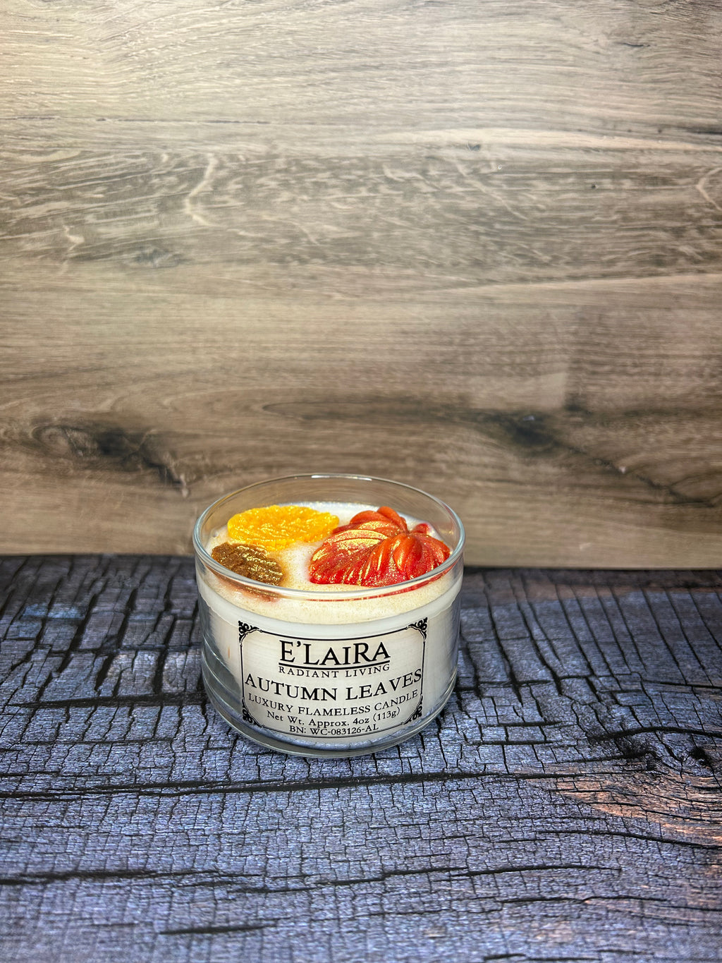 Autumn Leaves 4oz Flameless/Wickless Collection (seasonal)